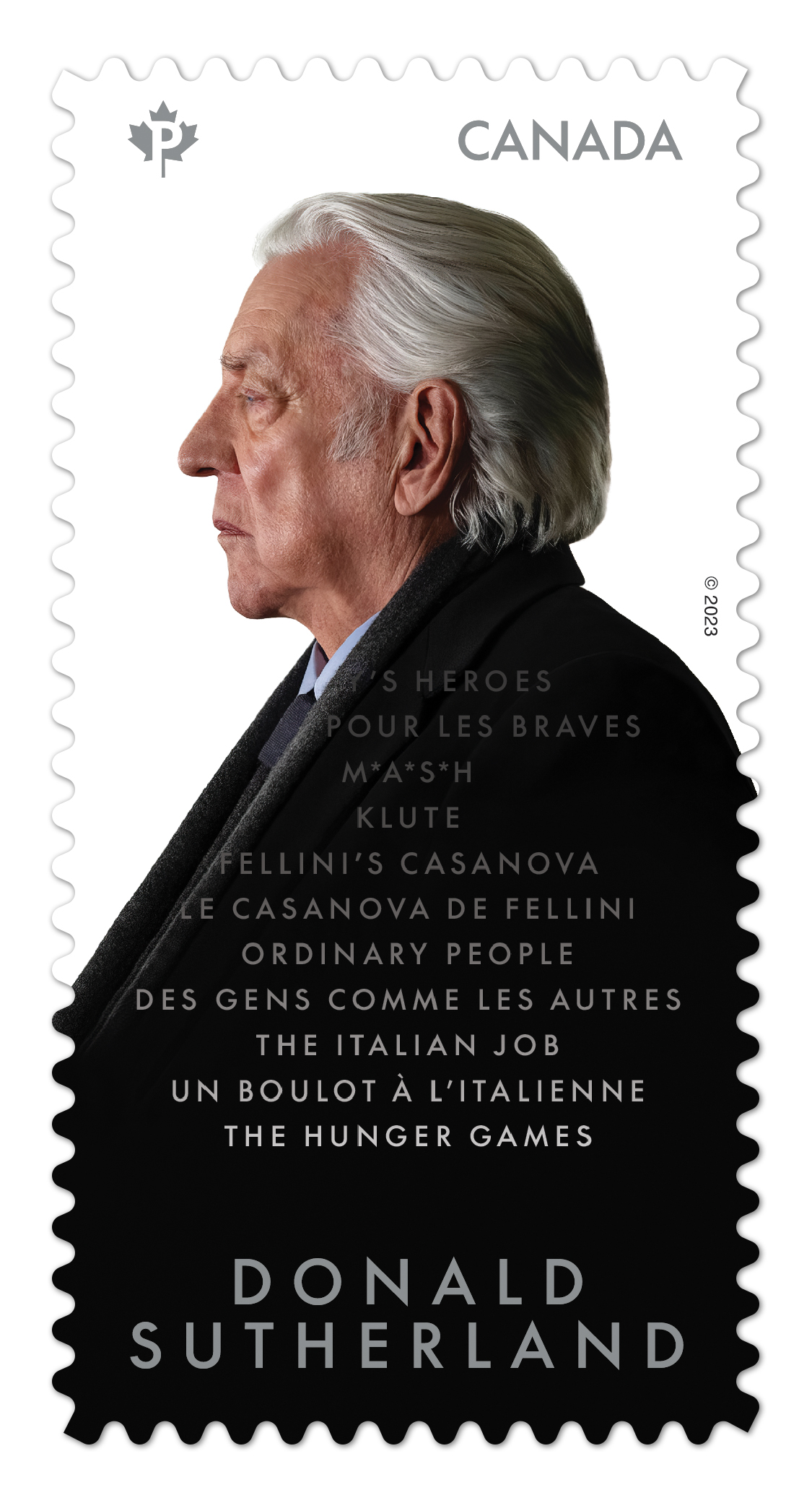 New Stamp Honours Internationally Acclaimed Canadian Actor Donald Sutherland Canada Post