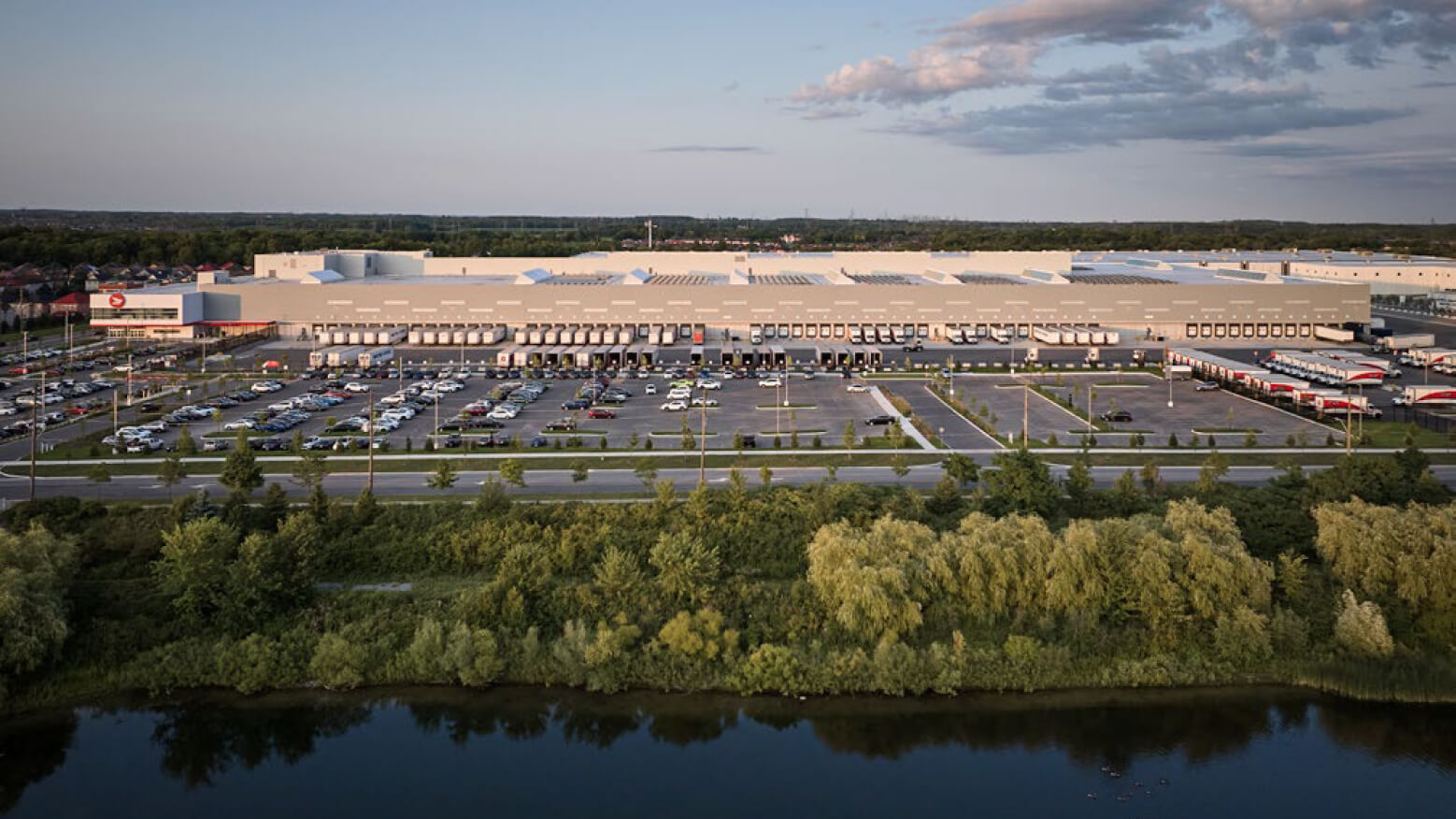 Aerial view of the Albert Jackson Processing Centre