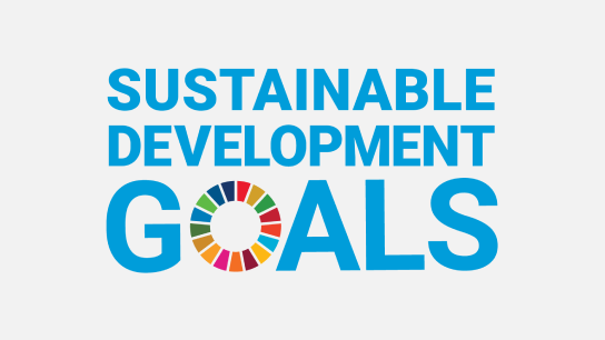UN Sustainable Development Goals logo.   UN Sustainable Development Goals logo.